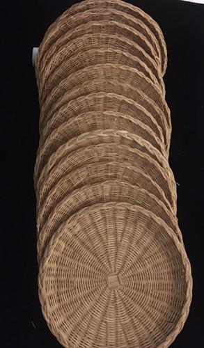 Vintage wicker rattan woven - 14,